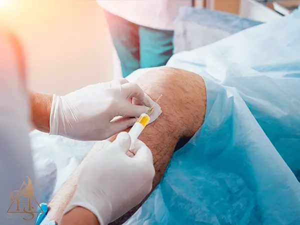 تزریق امن ژل هیالورونیک اسید به زانو در چهره شو