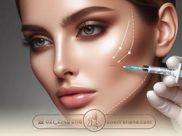 تزریق هیالورونیک اسید به گونه‌ها