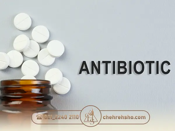 مصرف آنتی بیوتیک پس از تزریق ژل