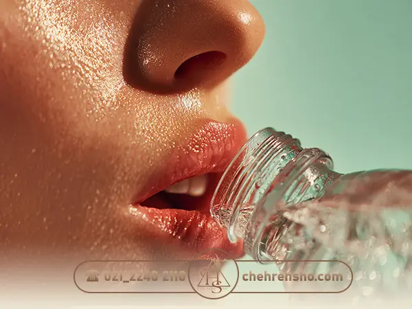 اهمیت نوشیدن آب پس از تزریق ژل